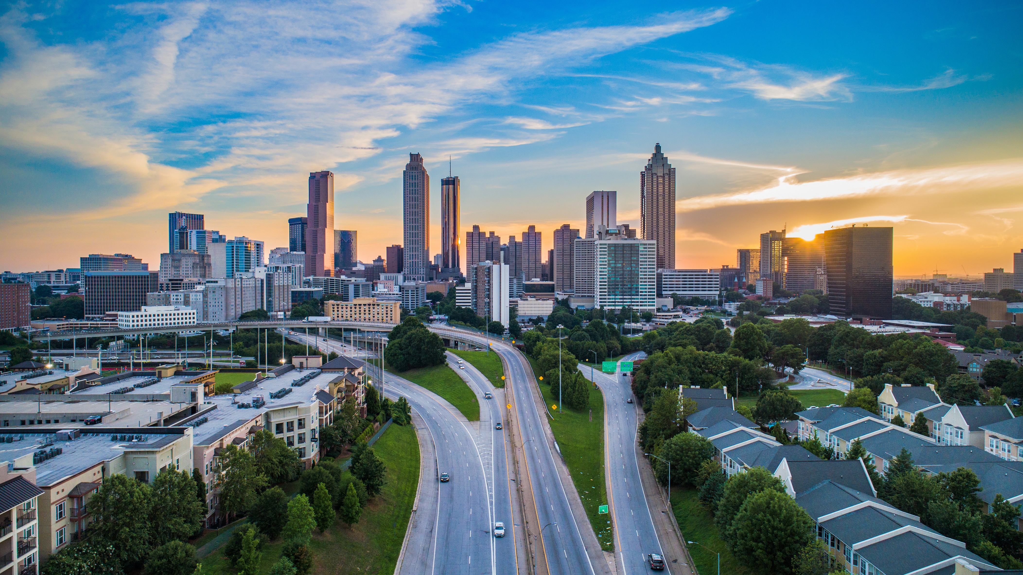 Skyline view of Atlanta